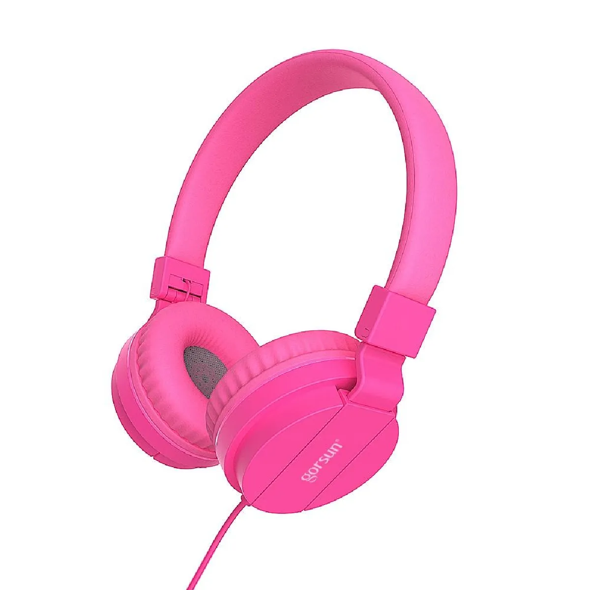 Yonis Noir Casque Audio Enfant Confortable Pliable