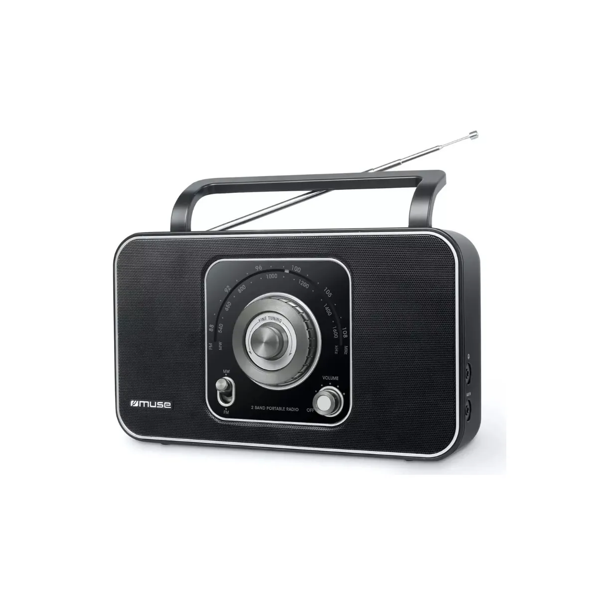 Muse Noir Radio Portable Analogique - M069r