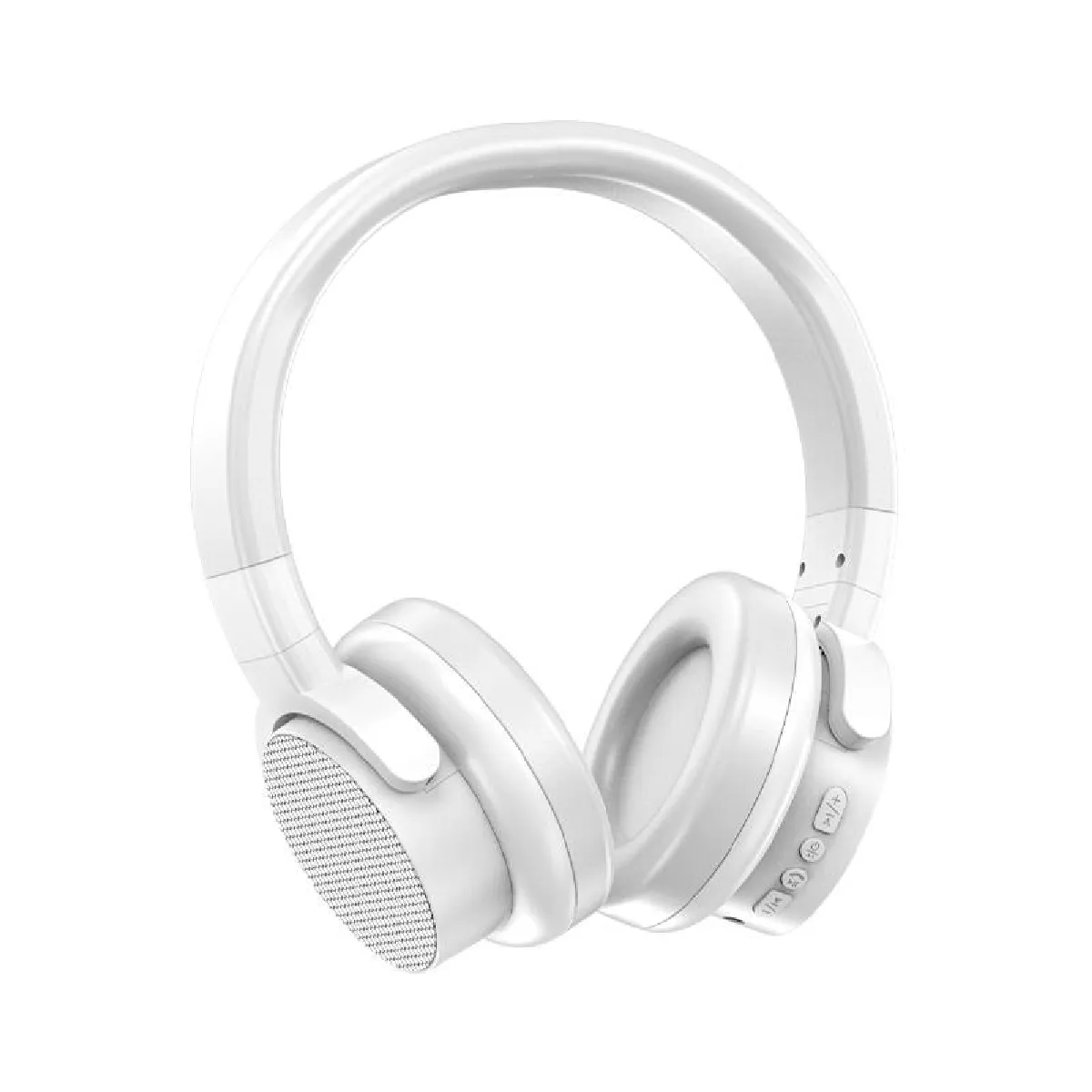 Yonis Rouge/Blanc Casque Audio Sans Fil Bluetooth Hifi Stéréo Pour Gaming Avec Micro - Image 2