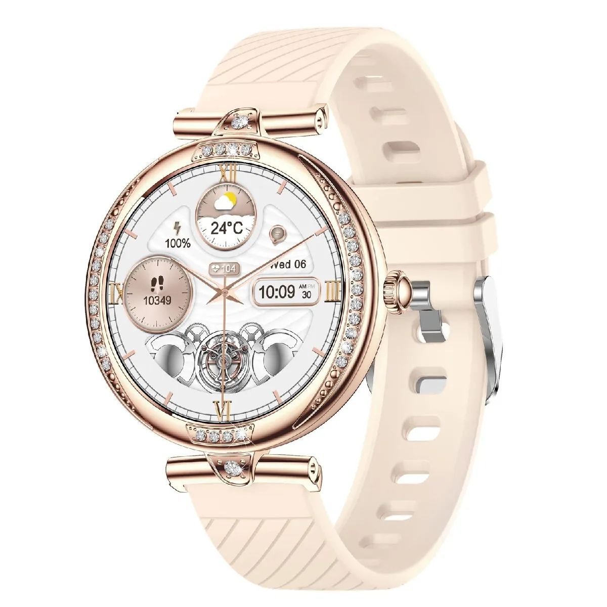Yonis Montre Connectée Amoled - 1,19 Pouces