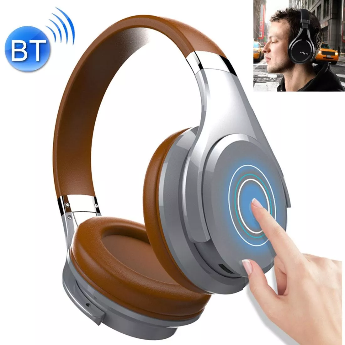YONIS Casque Audio Bluetooth Sans Fil Haute Qualit&eacute;