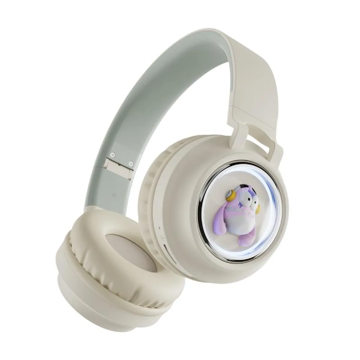 Yonis Bleu Casque Audio Bluetooth Enfant Pliable