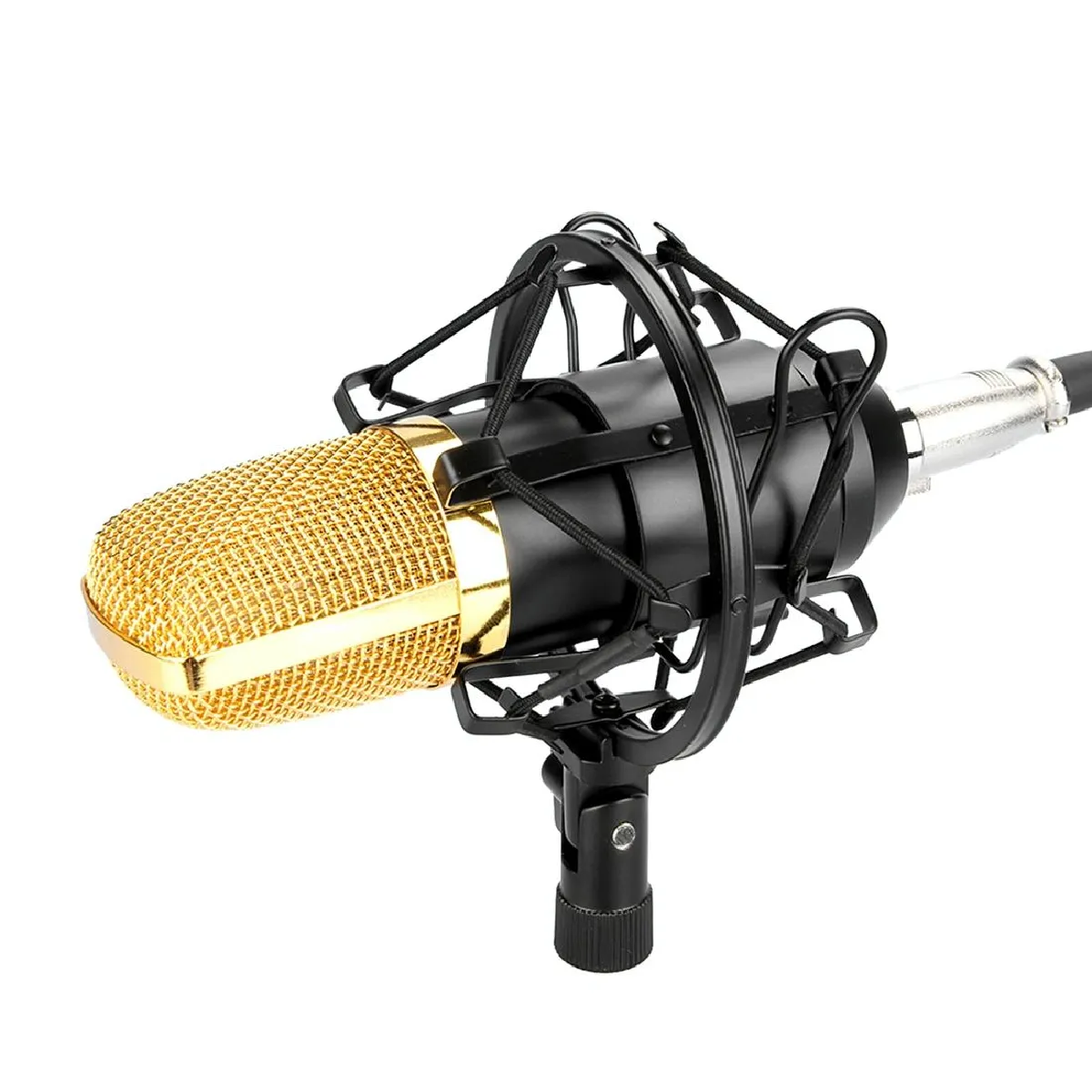 YONIS - Microphone De Studio Professionnel - Support Antichoc - Prise Jack 3.5mm - Noir - Image 2