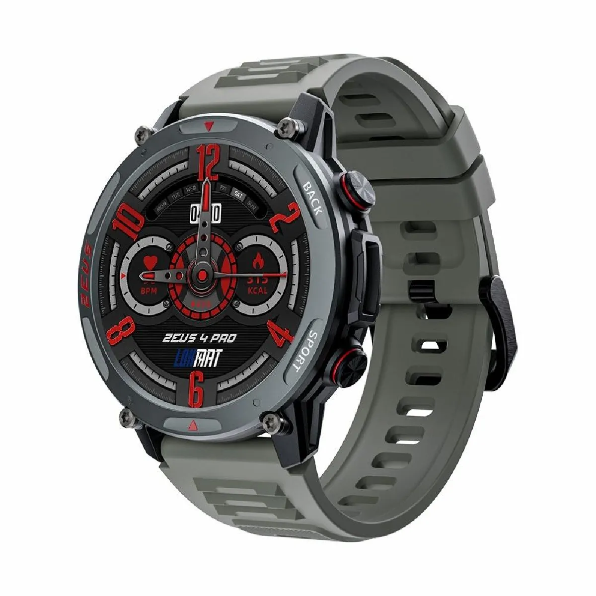 Yonis Gris Montre Connectée Étanche Santé Bluetooth