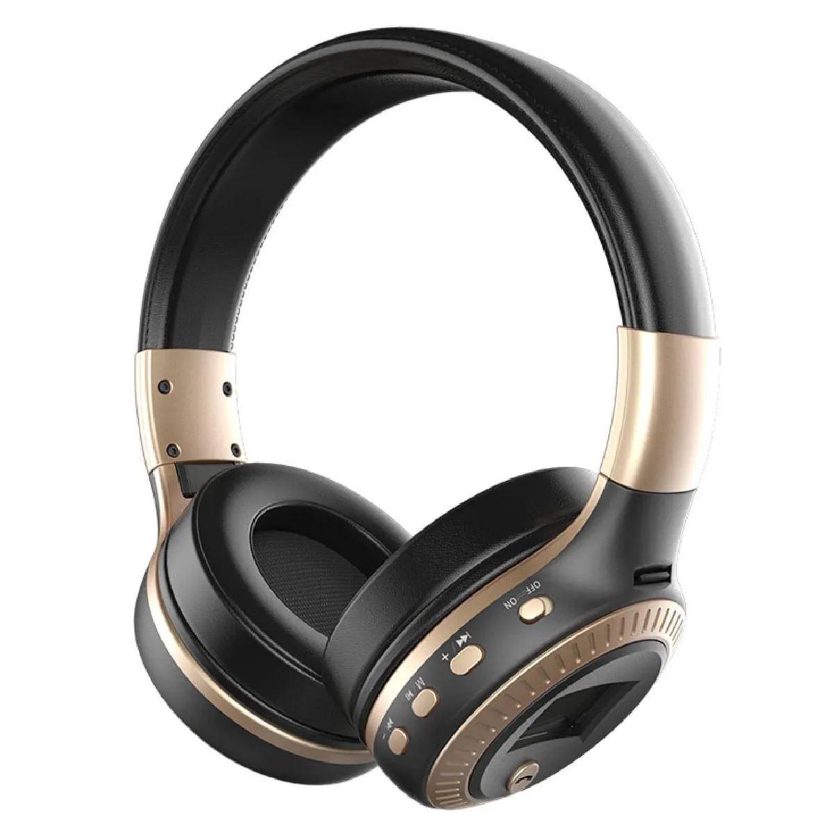 Casque Audio Bluetooth Pliable Avec Micro