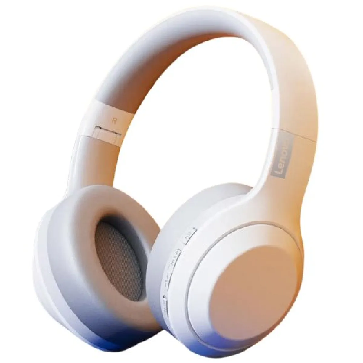 Yonis Noir/Blanc Casque Audio Sans Fil Gaming Réduction Bruit