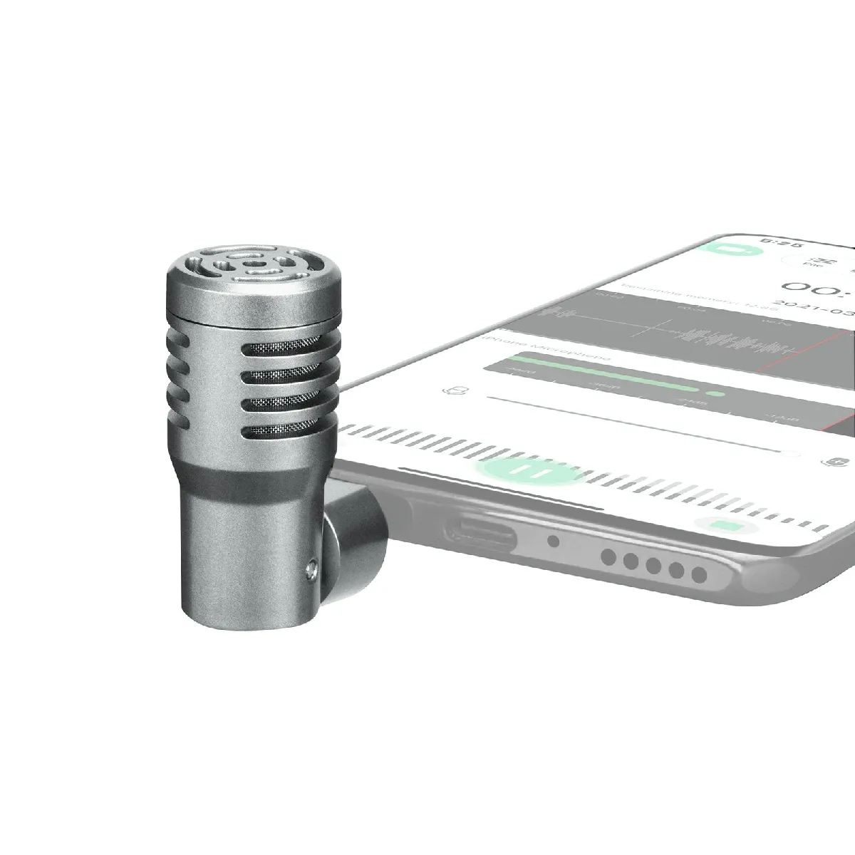Yonis Argent Microphone Omnidirectionnel Plug And Play