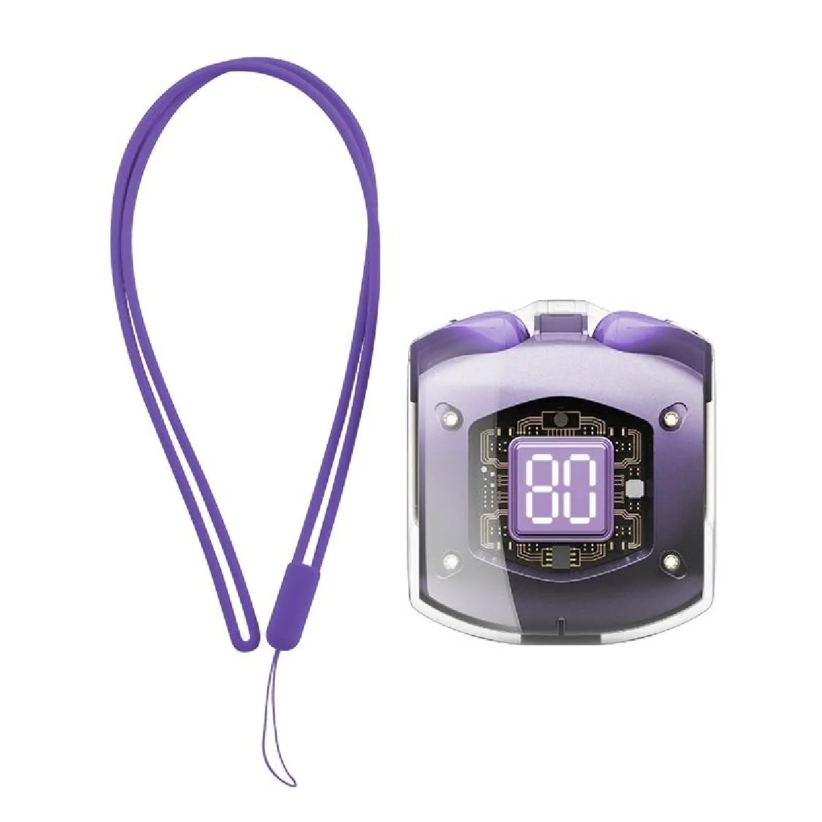 Yonis Violet Ecouteurs Bluetooth Tws