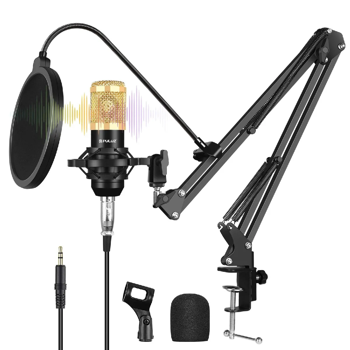 Yonis Microphone Studio Usb - Or