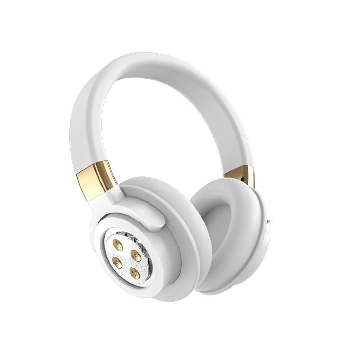 YONIS - Casque Audio Bluetooth - Sans Fil - Hi-Fi Stéréo - Avec Micro - Blanc - Image 2