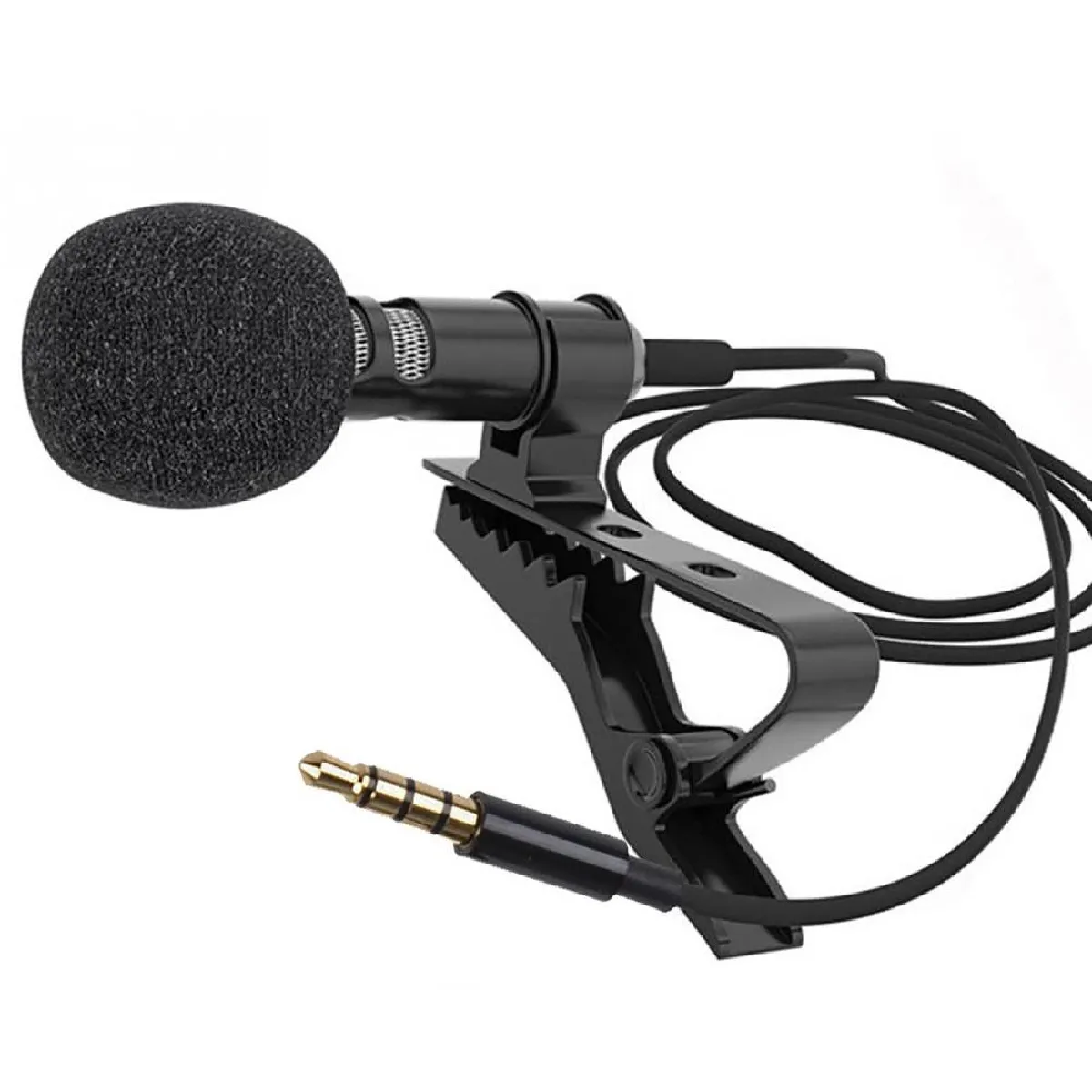 Yonis Noir Microphone Omnidirectionnel Pour Enregistrement Vidéo Et Conférence - Image 2
