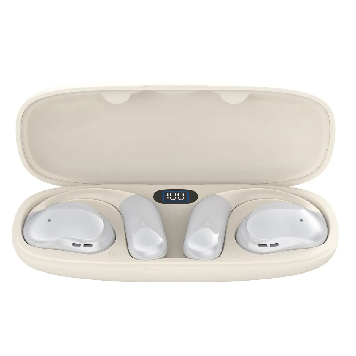 Yonis Beige Ecouteurs Bluetooth