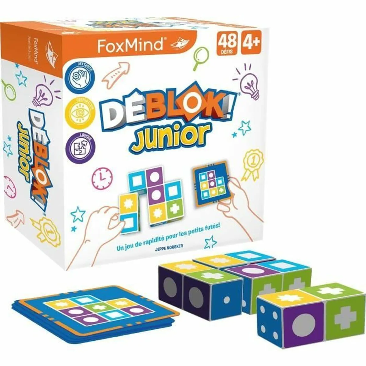 Casse-Tête Asmodee FOXMATMA03FR – Déblok! Junior