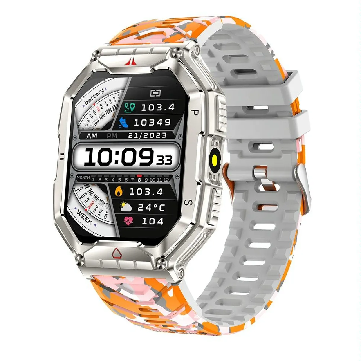 Bracelet Connecté Écran Couleur Bluetooth Santé