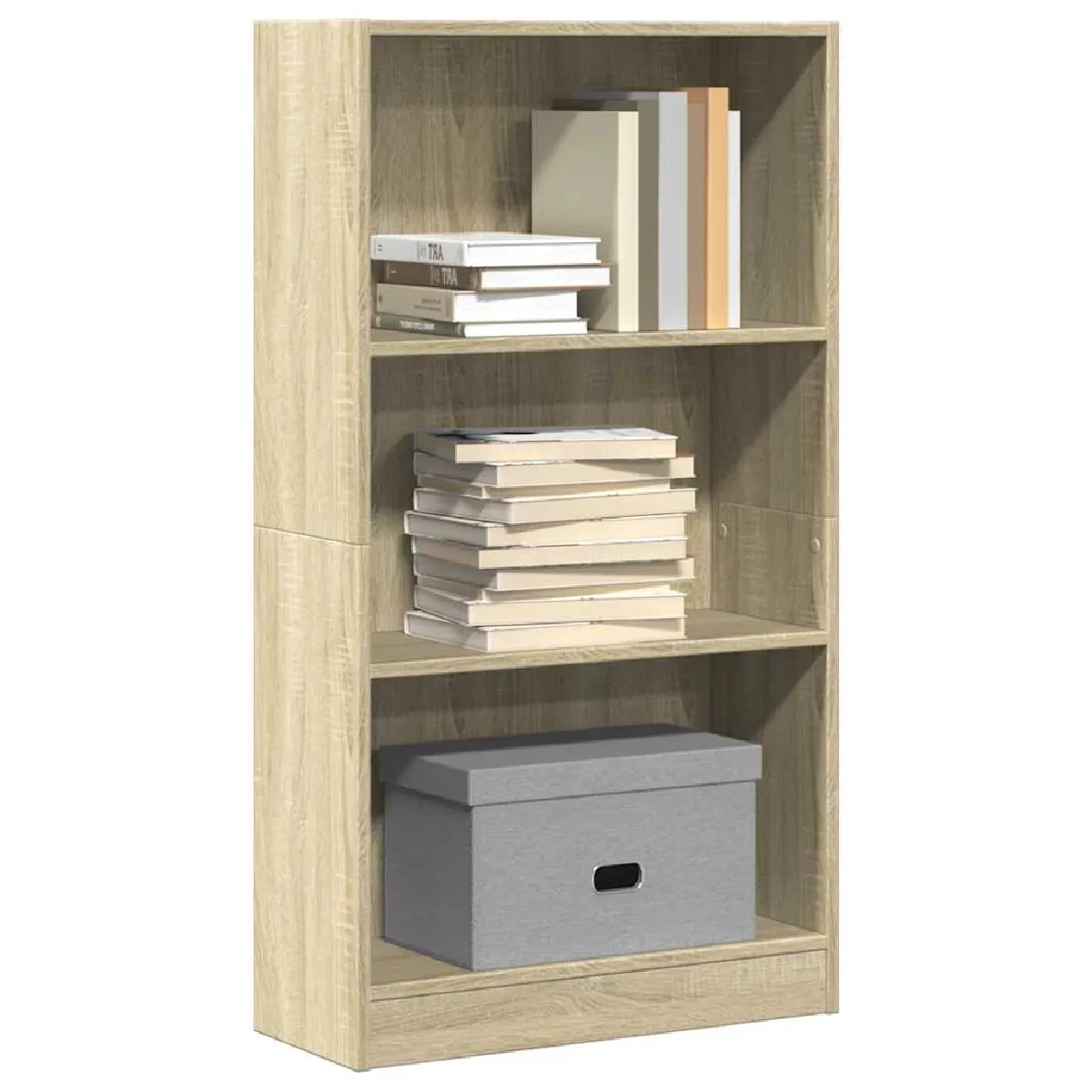 VIDAXL - Bibliothèque - Chêne Sonoma - 60x24x109 cm - Image 2