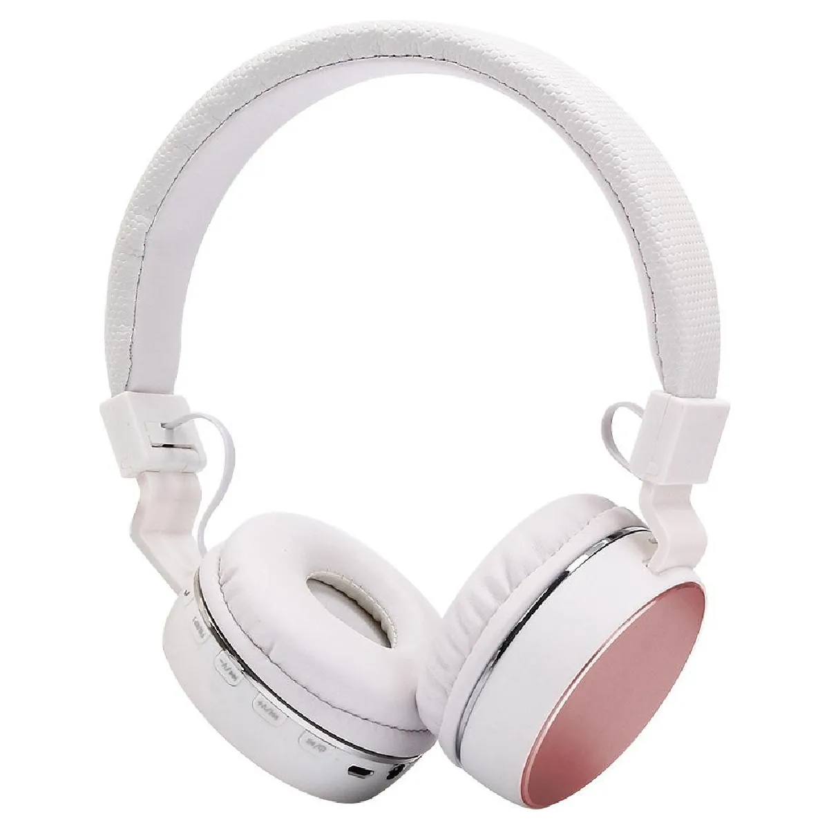 Casque Audio Bluetooth Sans Fil Pliable Or