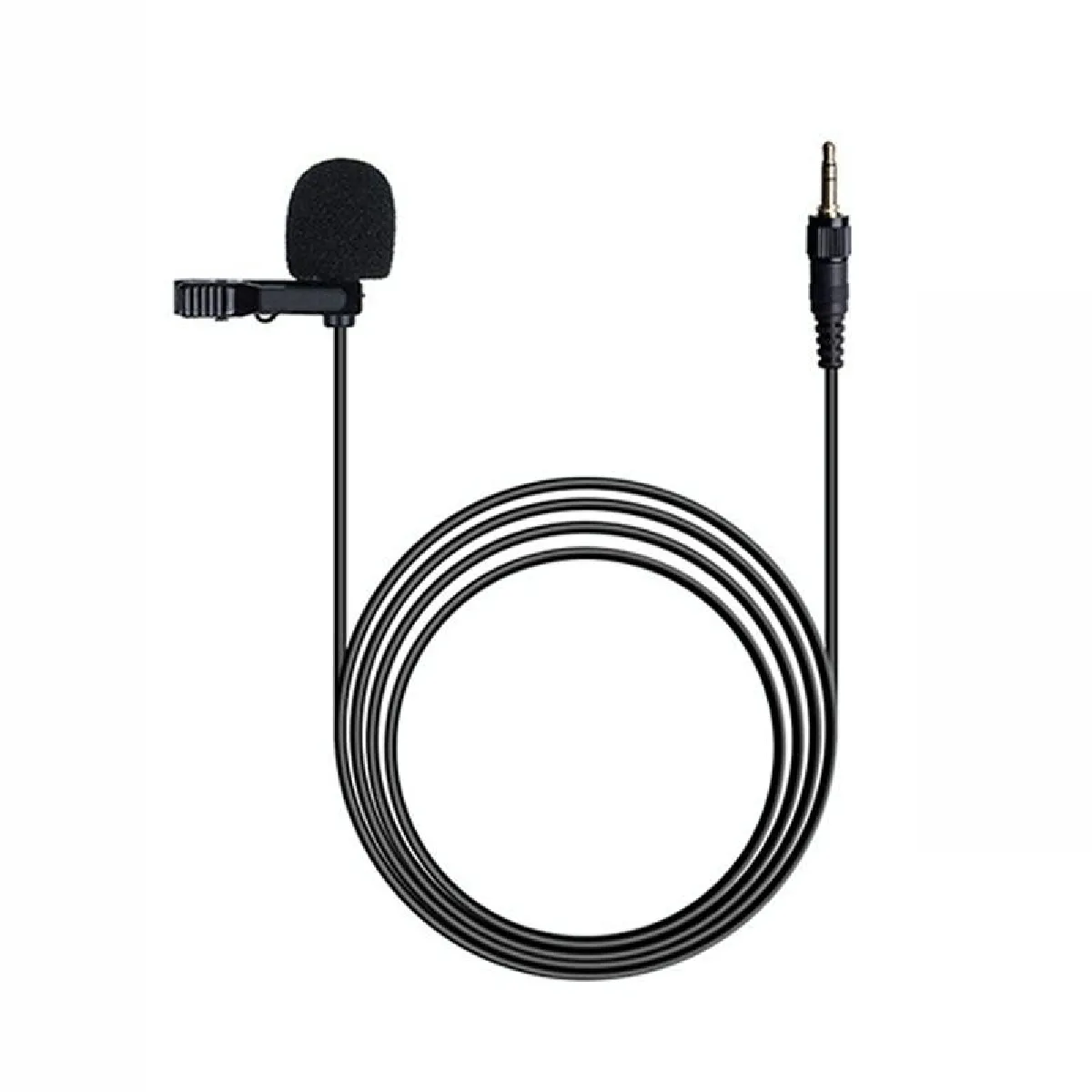 Yonis Noir Microphone Lavalier Sans Fil