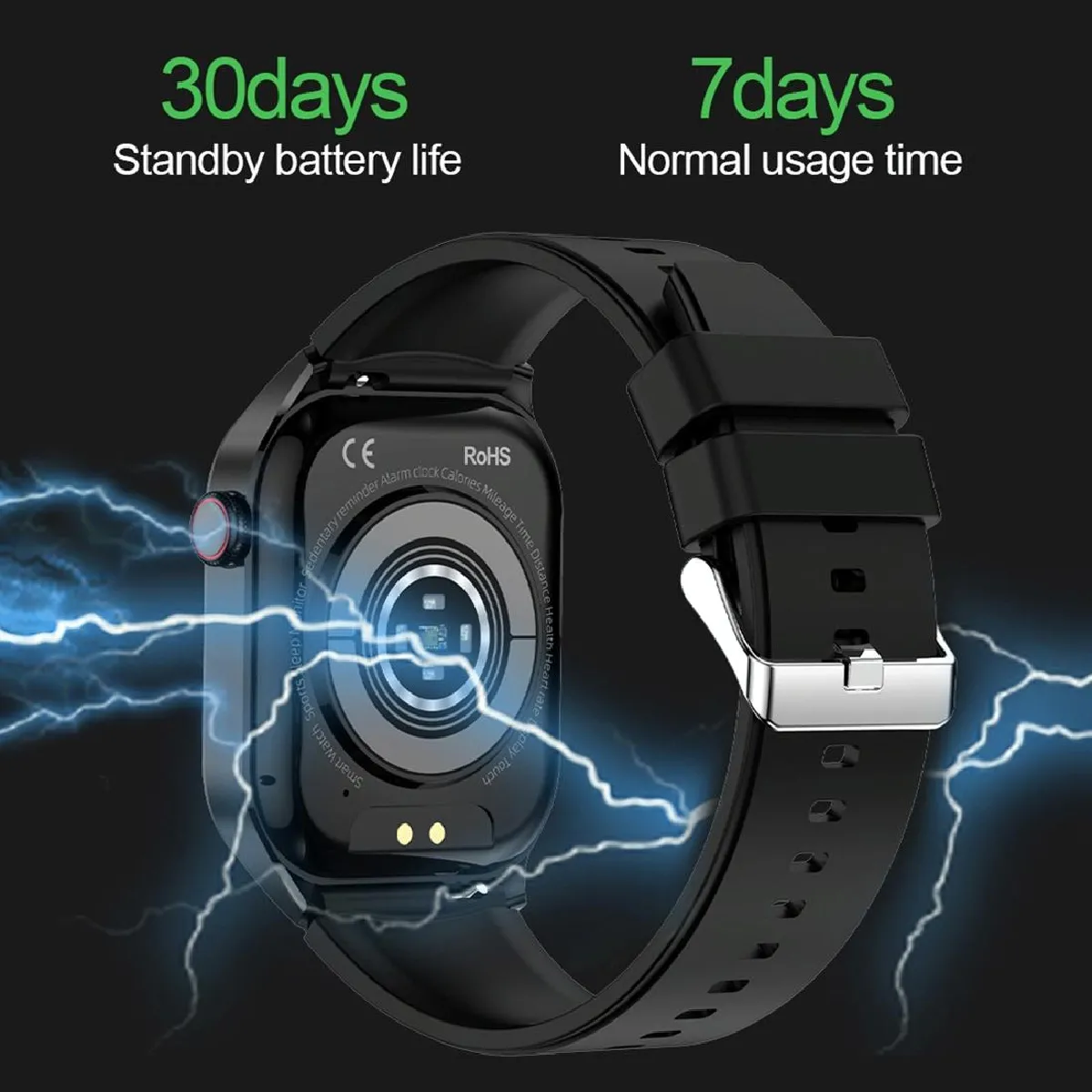 Montre Connectée Fitness Tracker – Appel Bluetooth, Cardio, Oxygène, étanche