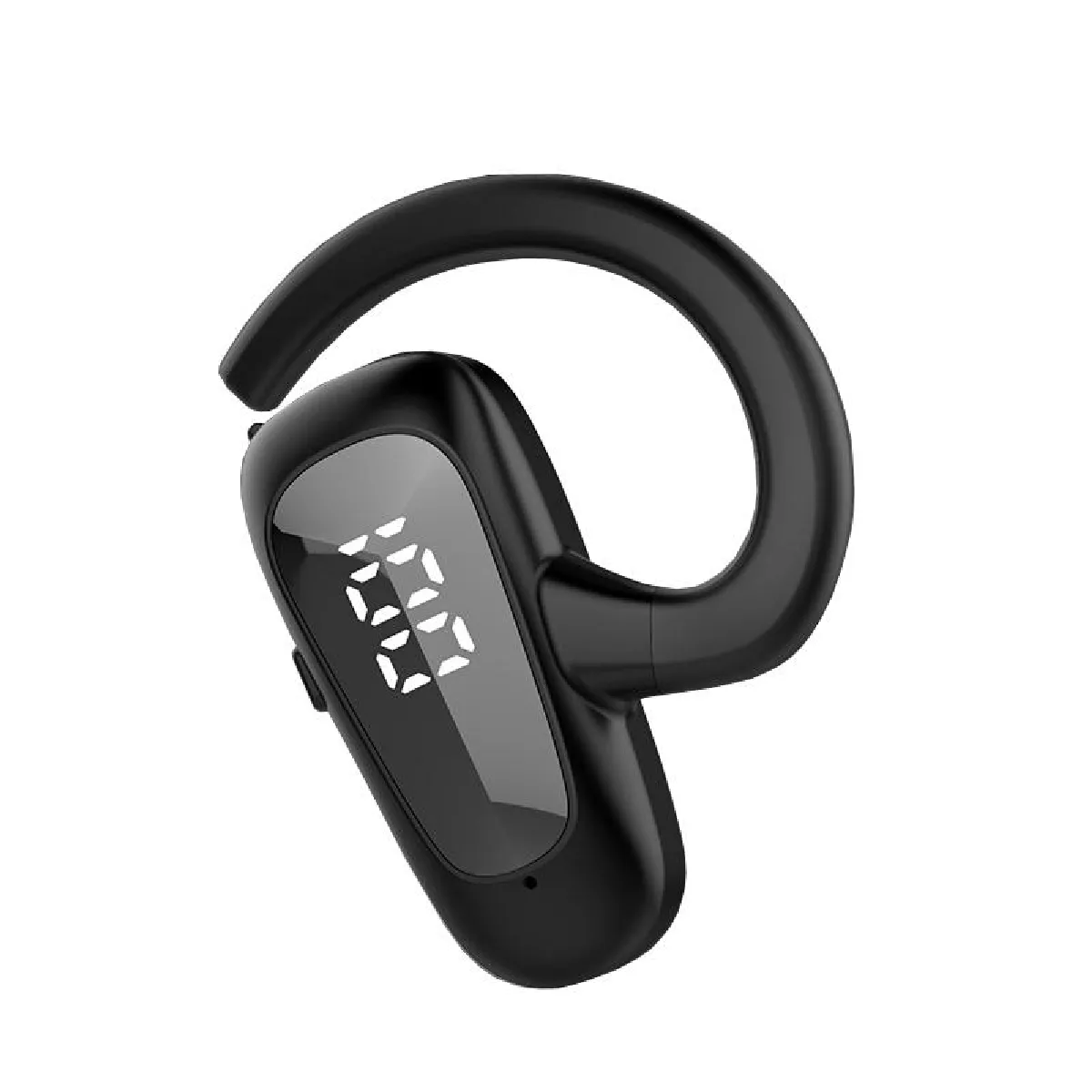 YONIS - Écouteurs Bluetooth à conduction osseuse - Affichage LED - Stéréo - Noir - Image 2