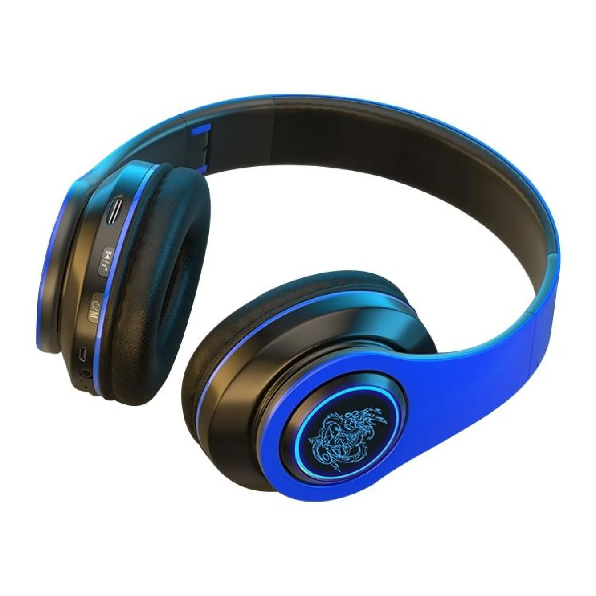 Casque Audio Bluetooth LED Son HiFi Longue Durée