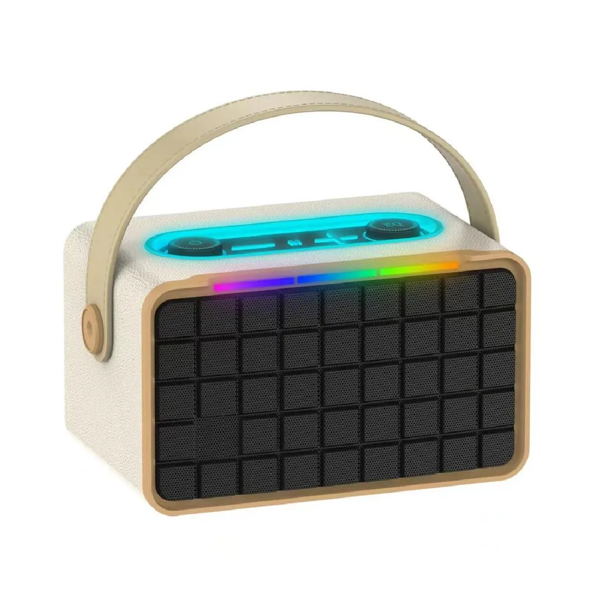 Yonis Vert Enceinte Bluetooth Portable Puissante Avec Lumières Rgb Et Longue Autonomie - Image 3