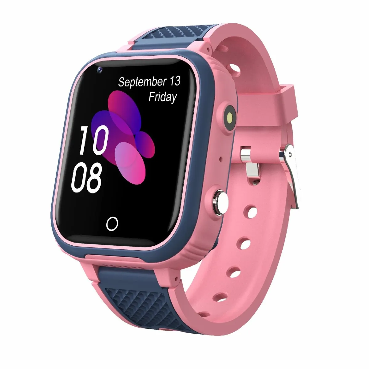 Yonis Rose Montre Connectée Enfant Étanche 4G