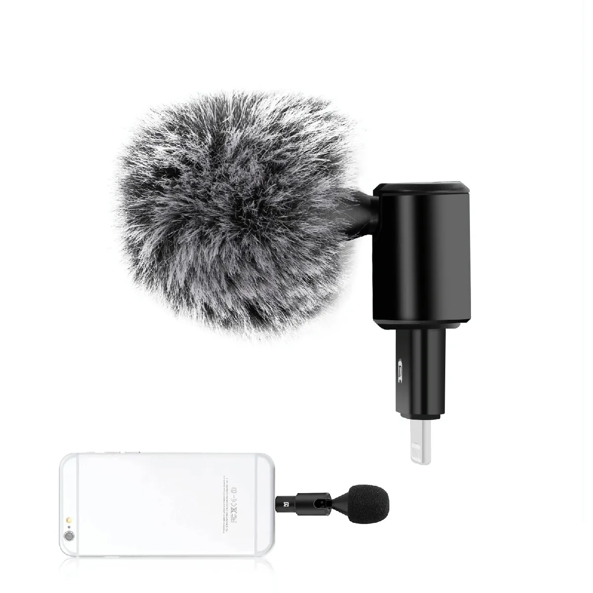 YONIS - Microphone Omnidirectionnel pour Smartphone - Ajustable - Noir - Image 2