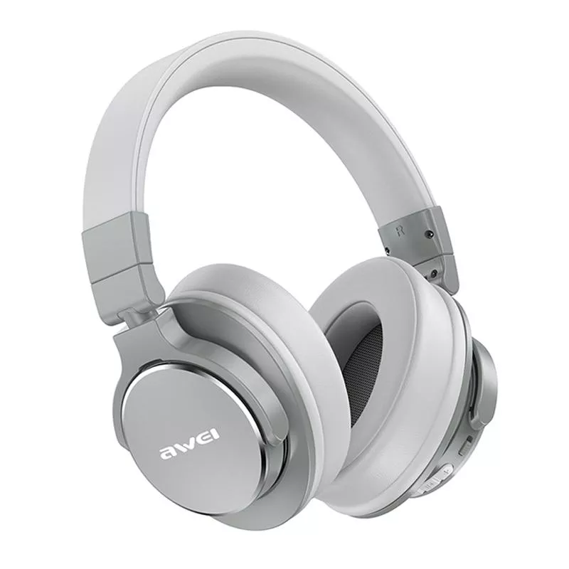 YONIS Casque Audio ANC Pliable Bluetooth Gris