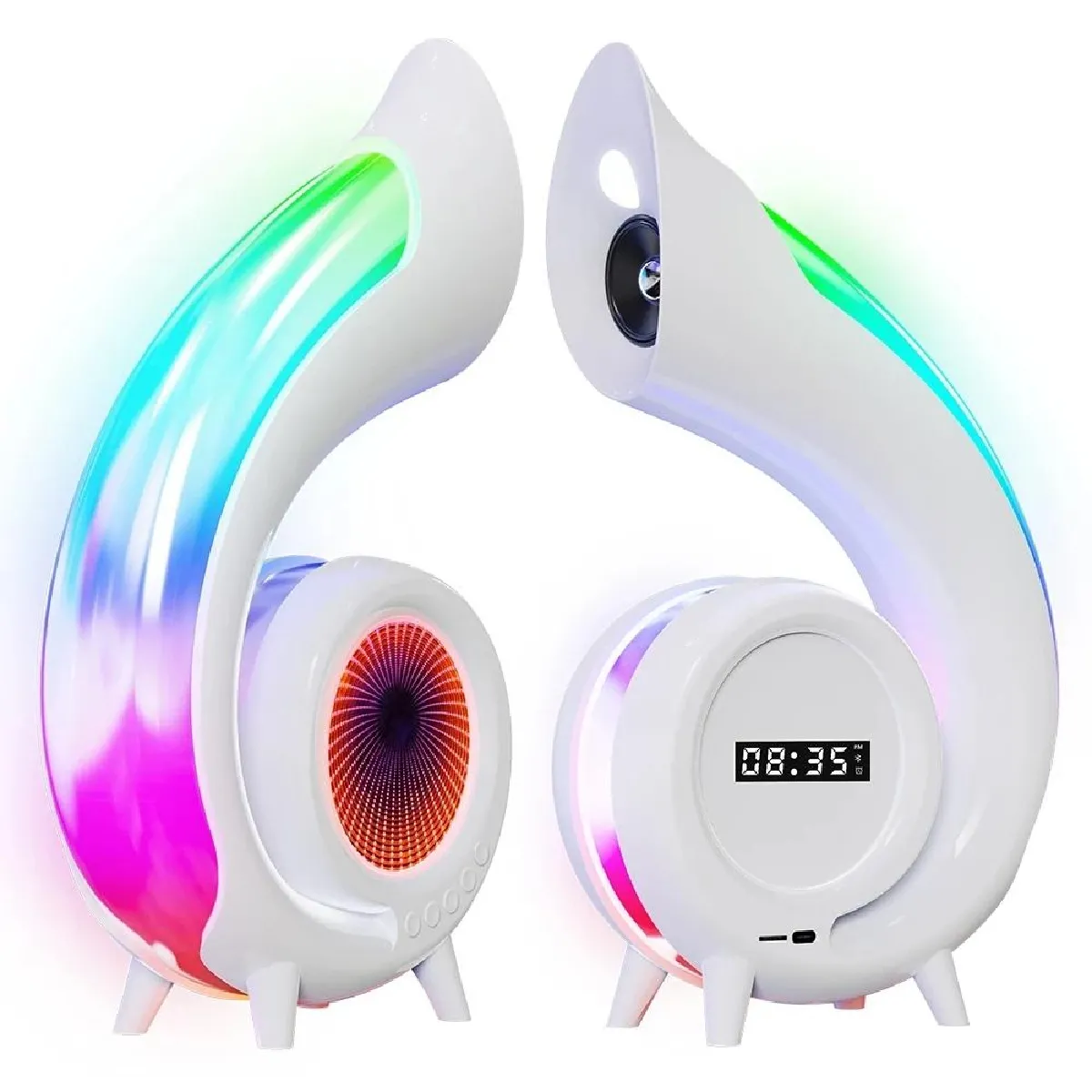 Yonis Enceinte Bluetooth Rgb Multifonction Atmosphère - Image 2