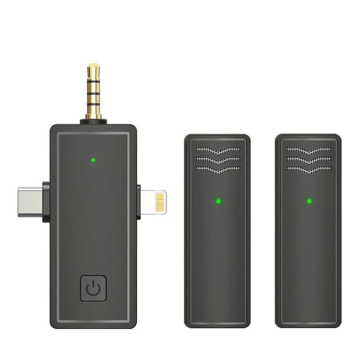 Yonis Microphone Sans Fil 3 En 1
