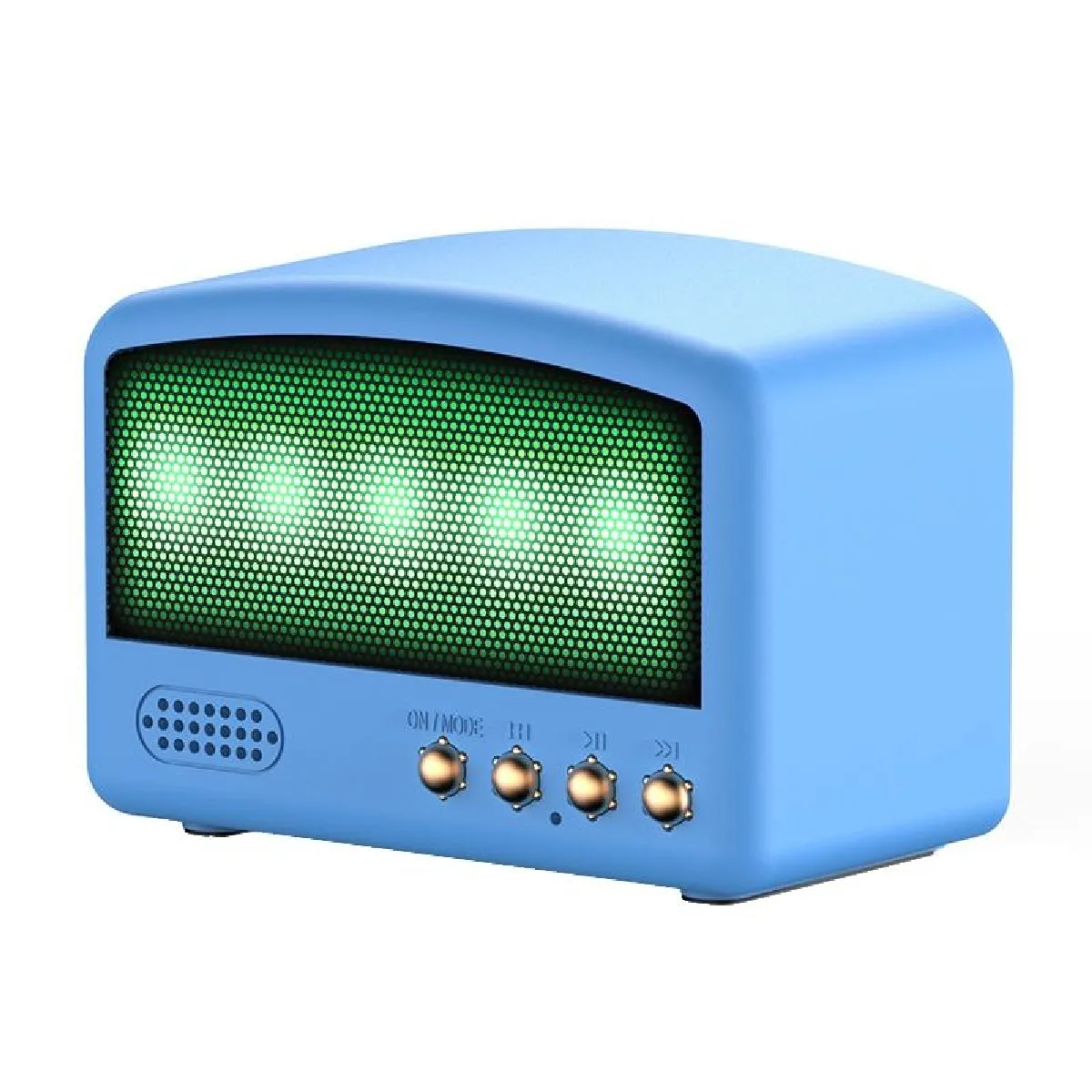 YONIS - Enceinte sans fil Bluetooth - Radio FM - 5W - Bleu - Image 3