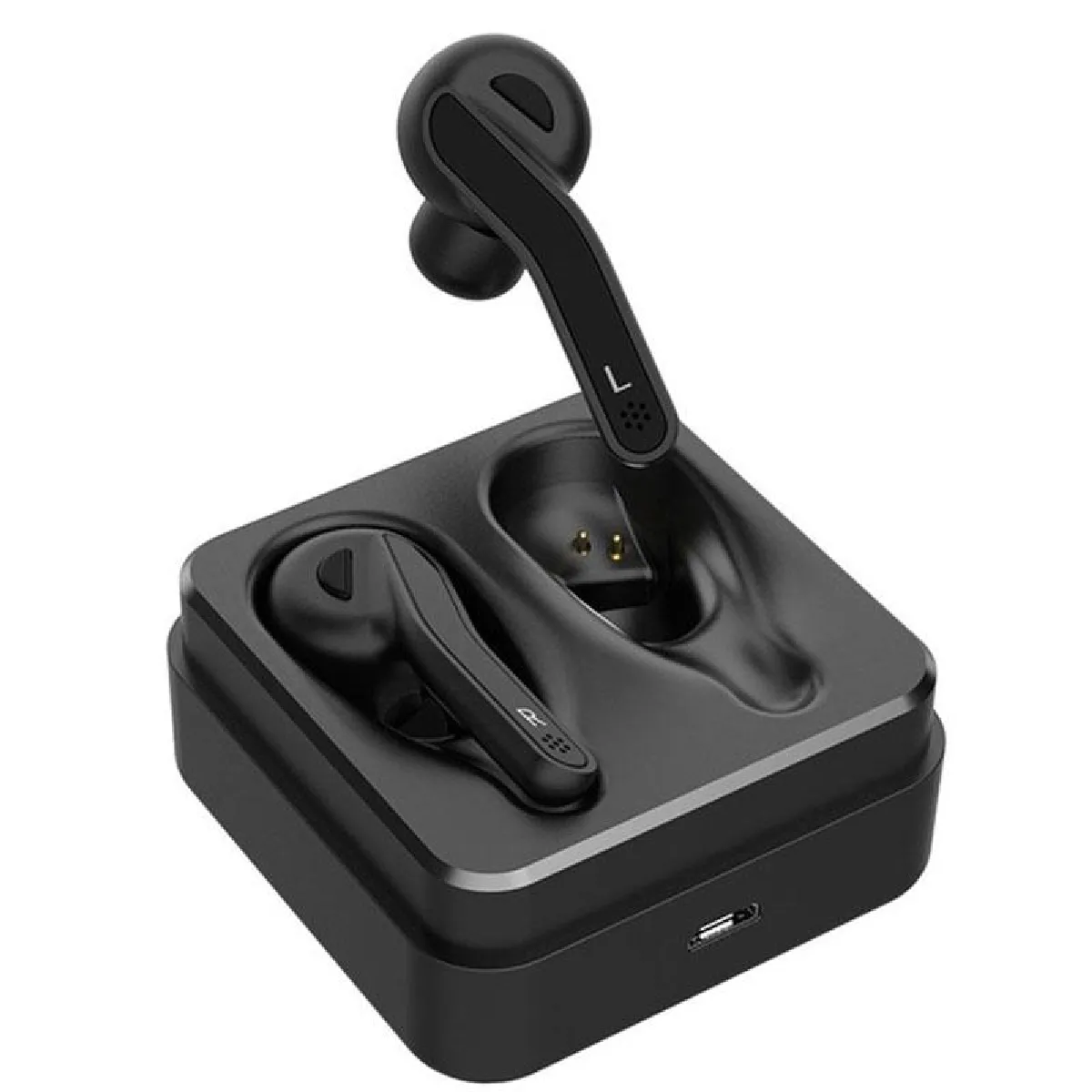 Yonis Noir Ecouteurs Bluetooth Intra-Auriculaires