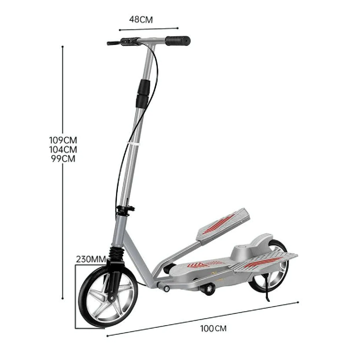 EVERCROSS EV10K Pro Trottinette Électrique Adulte, 10'' Scooter