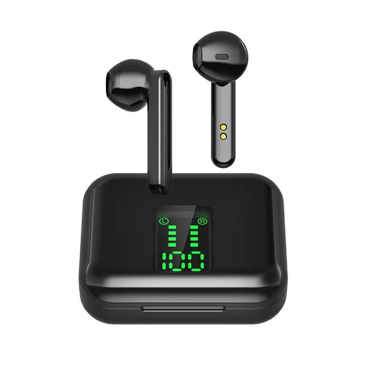 Yonis Noir Ecouteurs Bluetooth