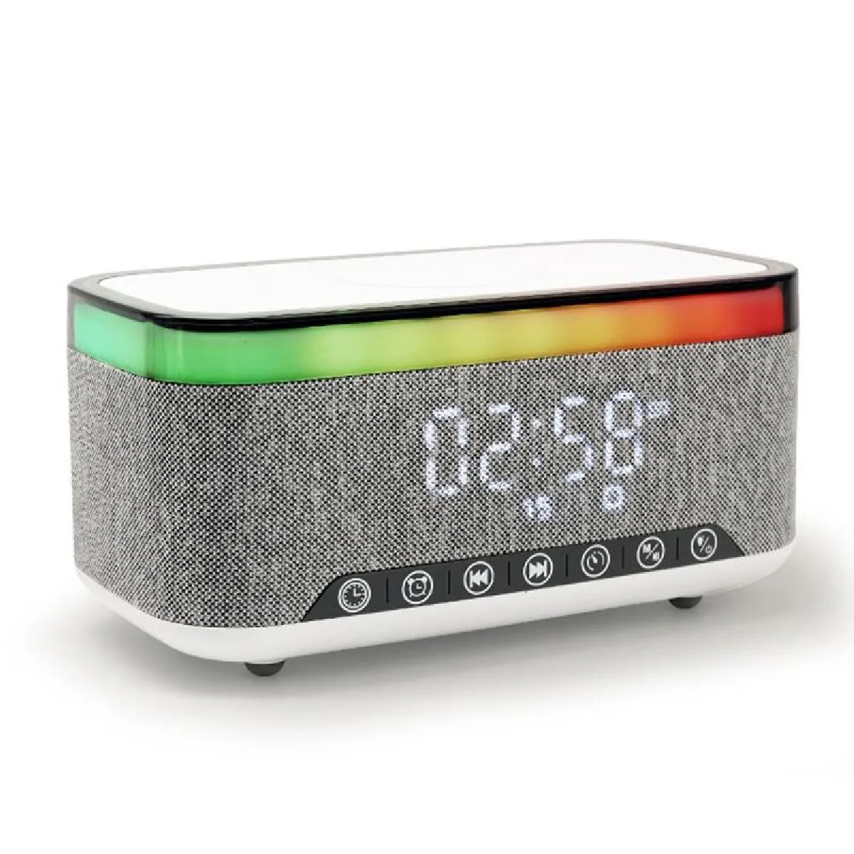 Yonis Blanc Enceinte Bluetooth Multifonction - Image 3