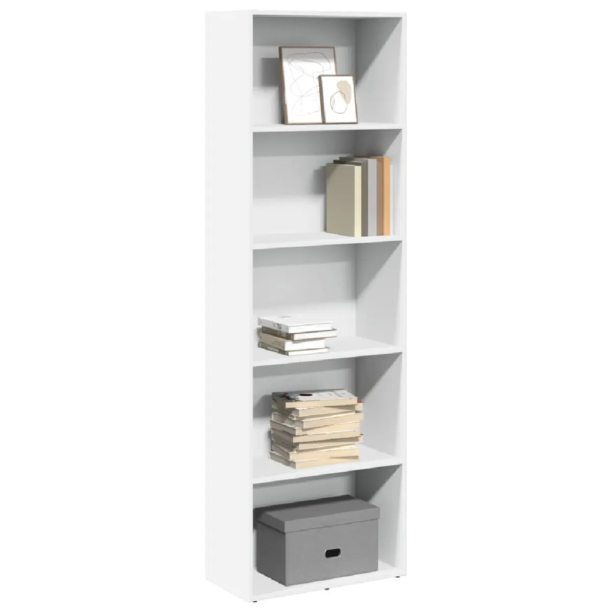 VIDAXL - Bibliothèque - 60x30x189 cm - Blanc - Image 2