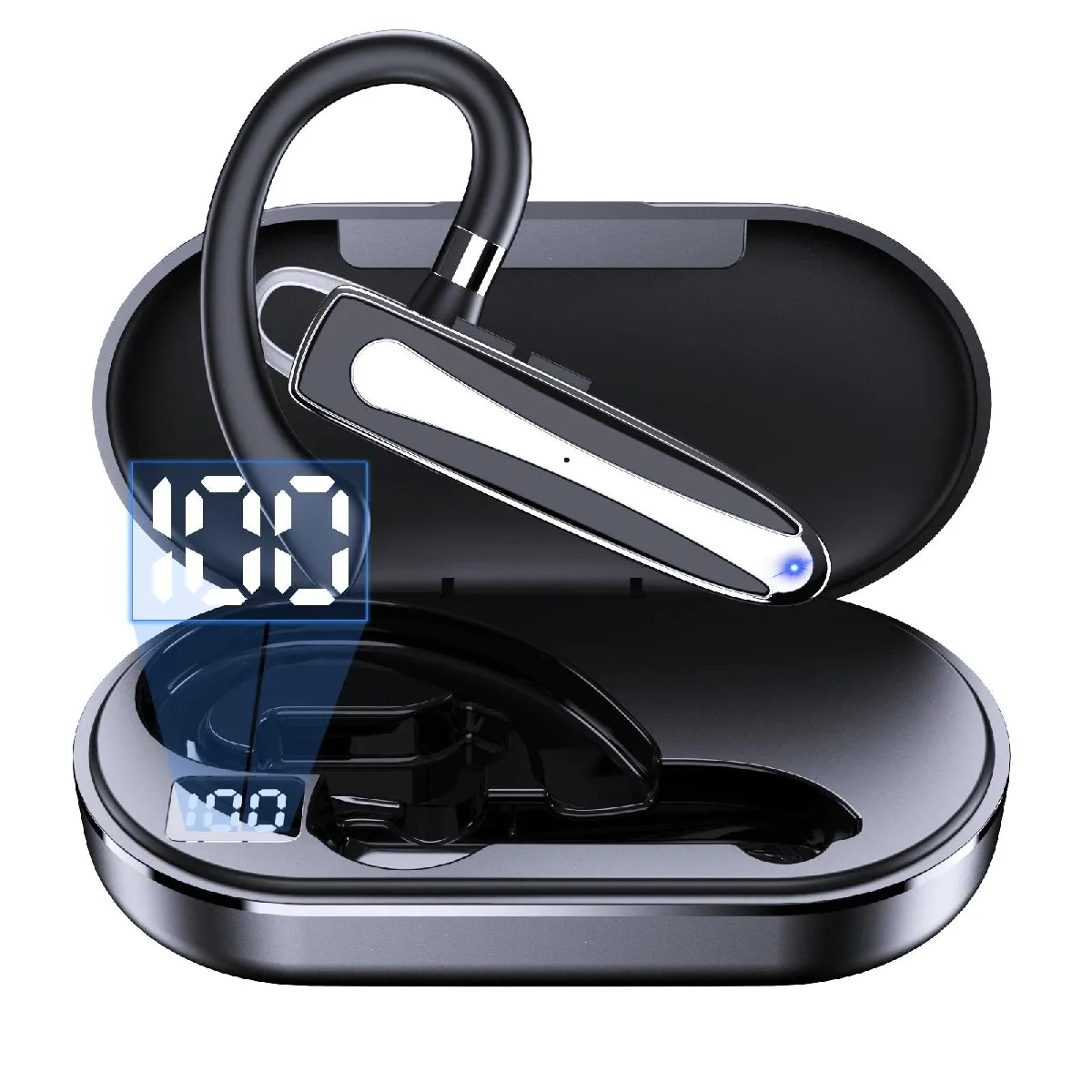 Yonis Ecouteurs Bluetooth Sans Fil Avec Réduction De Bruit Et Affichage Digital - Image 2