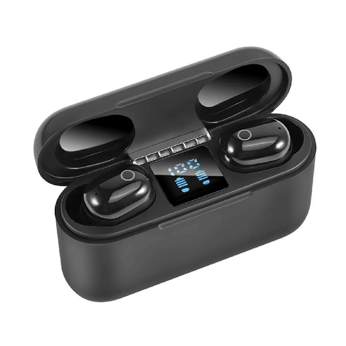 YONIS - Écouteurs Bluetooth Sans Fil - Réduction De Bruit - Charge Rapide - Noir - Image 2