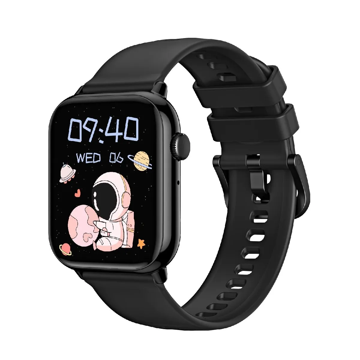 Yonis Noir Montre Connectée Avec Fréquence Cardiaque