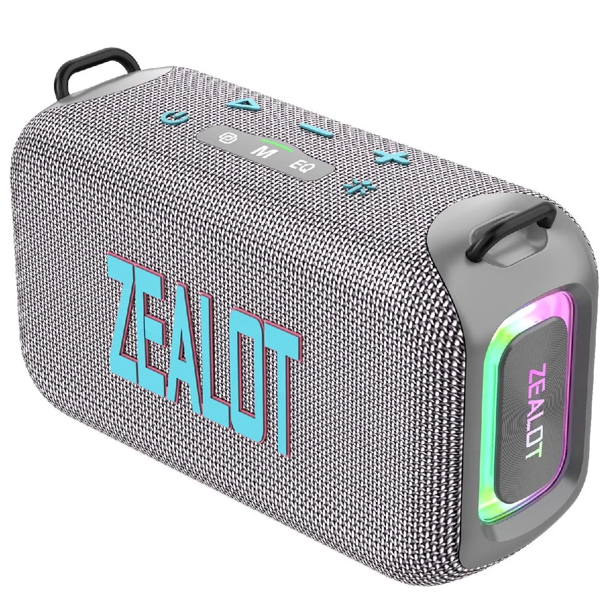 Yonis Gris Basses Puissantes - Enceinte Sans Fil Bluetooth. Ipx6 Resiste Aux Eclaboussures Autonomie 4 H - Image 3