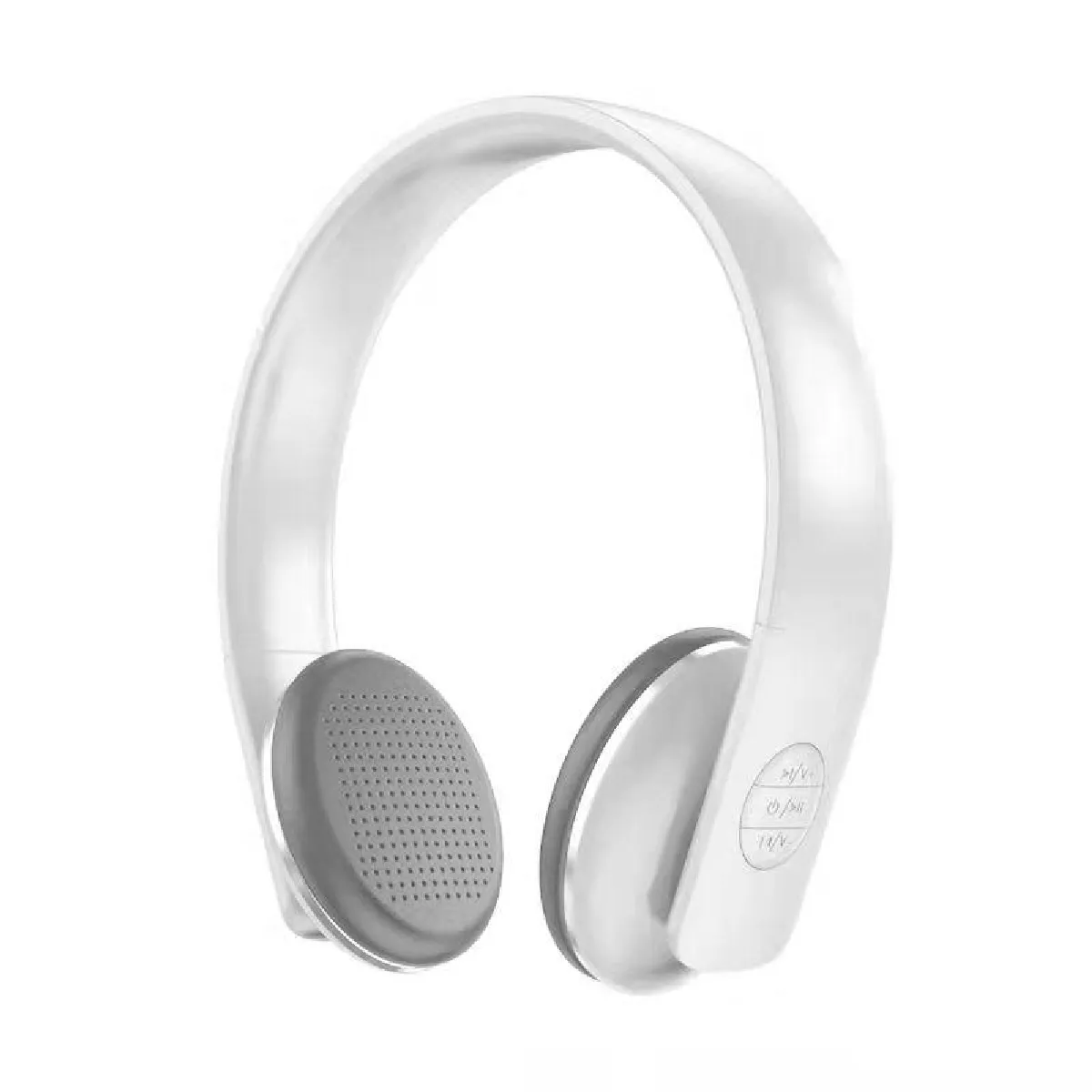 YONIS - Casque Audio Bluetooth - HIFI - Microphone - Noir et Blanc - Image 2