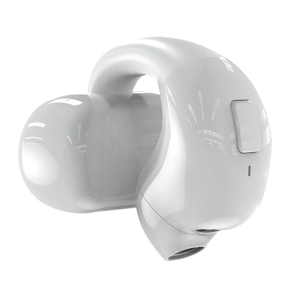 YONIS - Écouteurs Bluetooth Sport - HiFi - Anti-Bruit - IPX5 - Blanc - Image 2