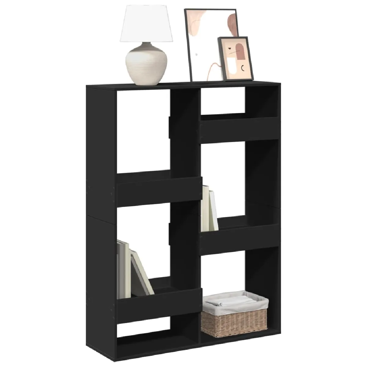 Vidaxl Noir Bibliothèque - 100 X 33 X 135 Cm