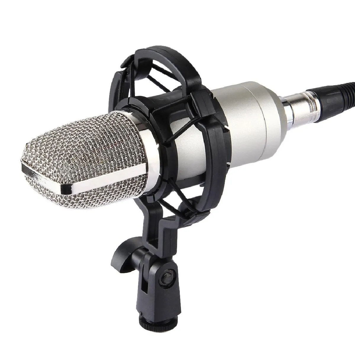 Yonis Argent Microphone Pro Pour Studio Et Radio