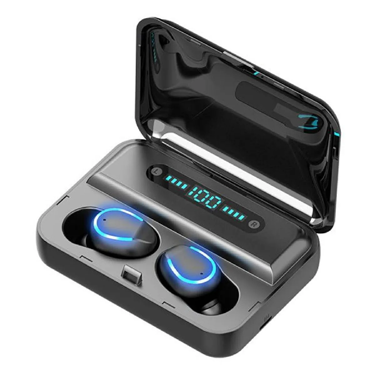 Yonis Noir Ecouteurs Bluetooth