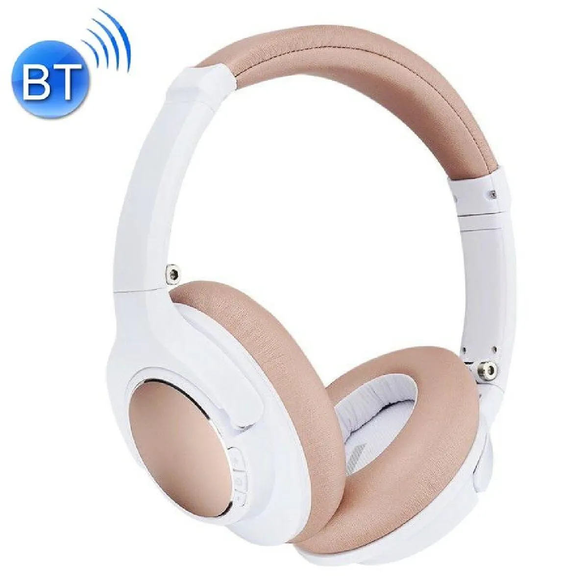 Yonis Noir Casque Audio Bluetooth Pliable Confort