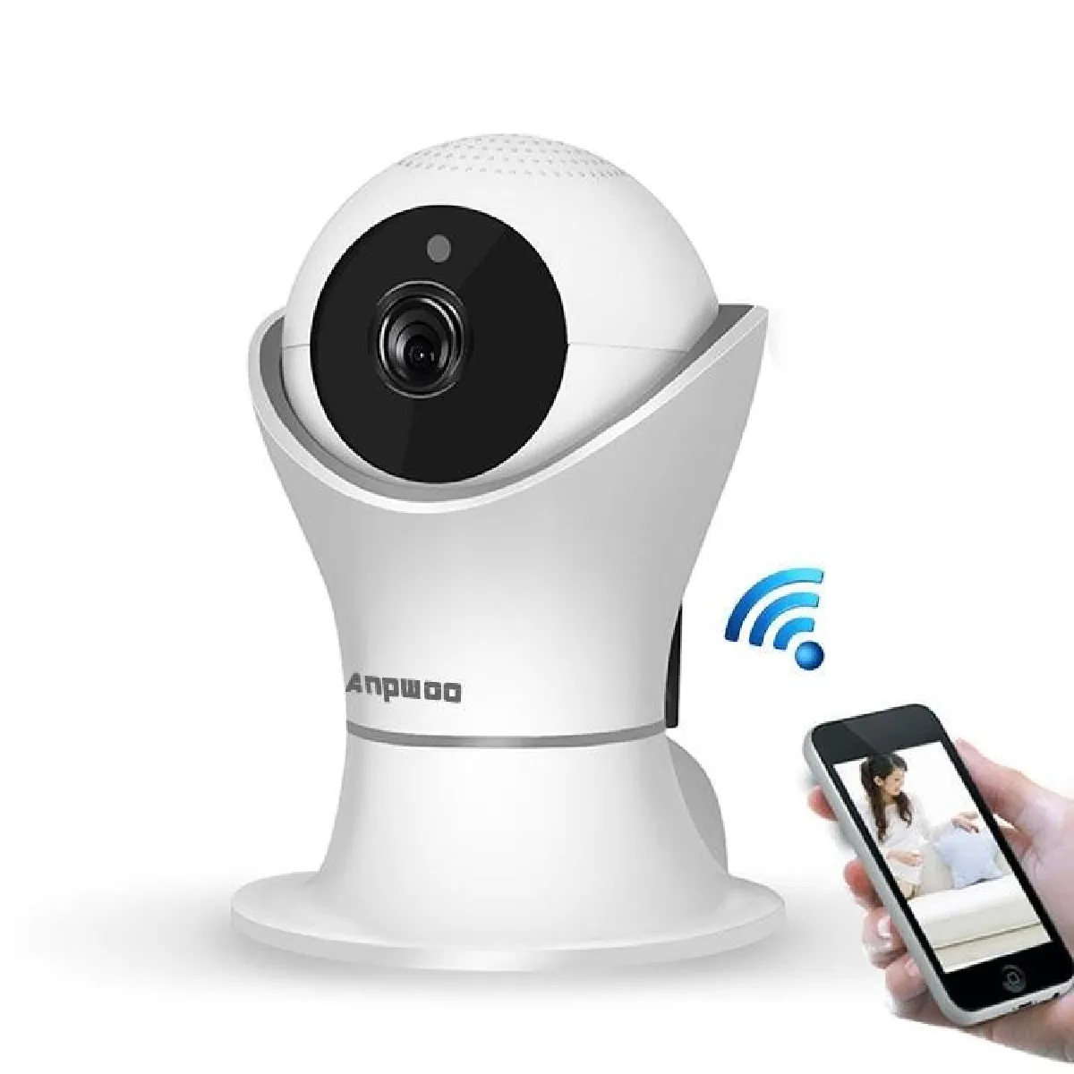 Yonis Camera Ip Hd 1080P Vision Nocturne Wifi
