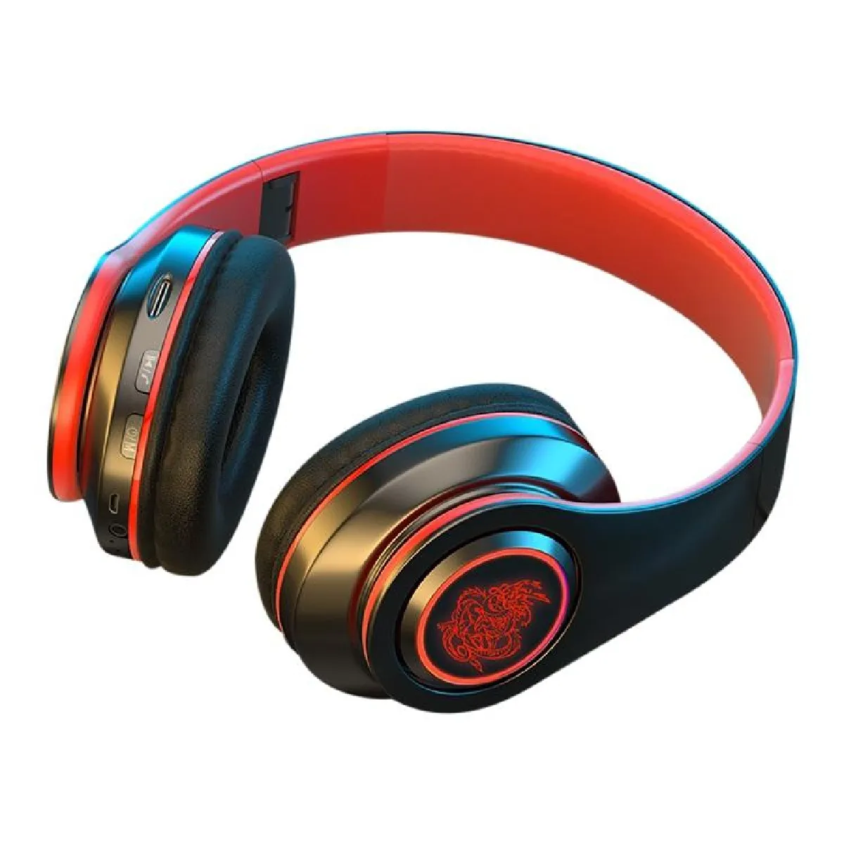 Casque Audio Bluetooth LED Son HiFi Longue Durée - vue 4