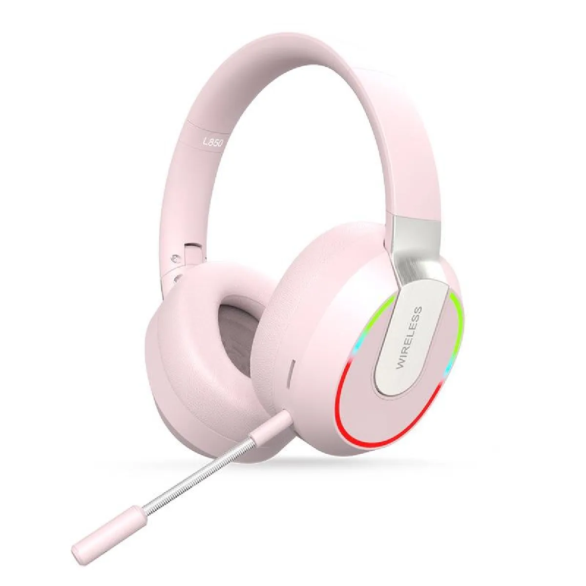 Yonis Rose Casque Audio Sans Fil Réduction De Bruit Pliable Avec Microphone Et Longue Autonomie