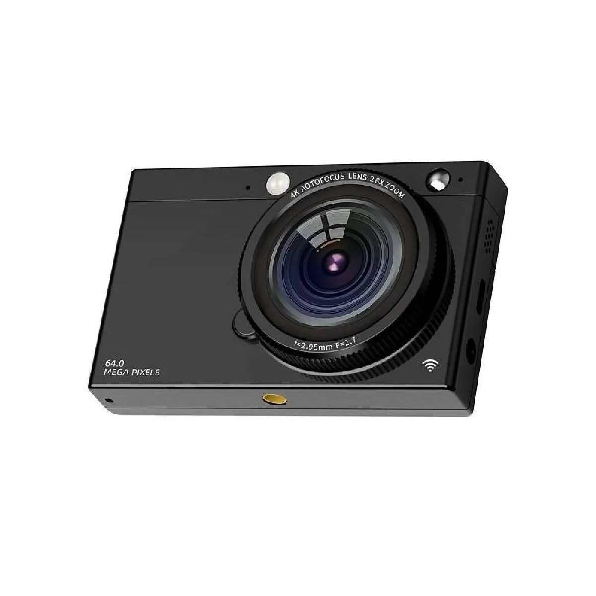 Yonis Noir Caméscope Numérique 4K 64Mp Wifi
